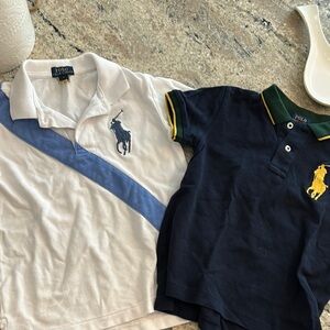 Polo by Ralph Lauren Kids' Navy and White Shirts